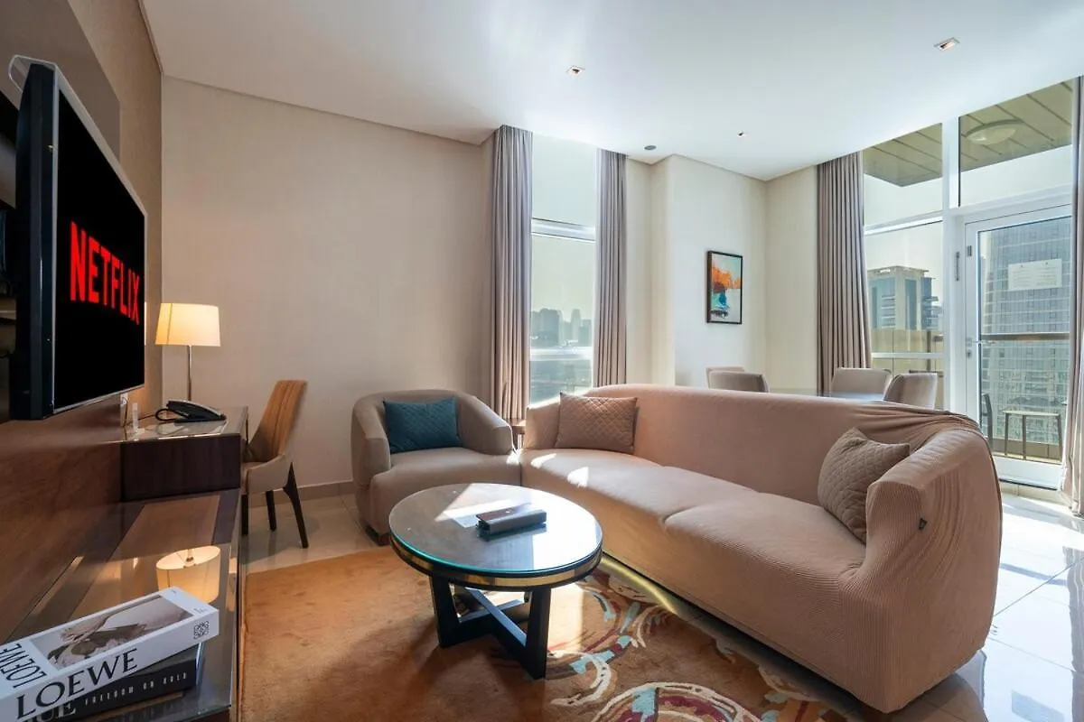 Apartment Elegant 2Br New & Canal & Burj Views & Pool & Gym Dubai United Arab Emirates